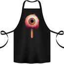 Eyesicle Horror Hangover Eye Gothic Demon Cotton Apron 100% Organic Black