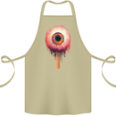 Eyesicle Horror Hangover Eye Gothic Demon Cotton Apron 100% Organic Khaki