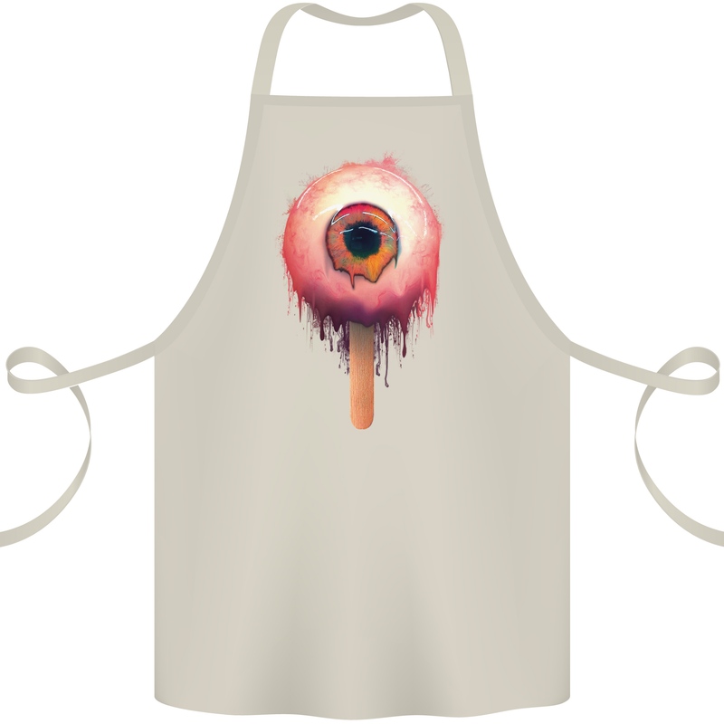 Eyesicle Horror Hangover Eye Gothic Demon Cotton Apron 100% Organic Natural