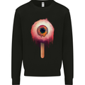 Eyesicle Horror Hangover Eye Gothic Demon Kids Sweatshirt Jumper Black
