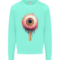 Eyesicle Horror Hangover Eye Gothic Demon Kids Sweatshirt Jumper Peppermint