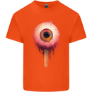 Eyesicle Horror Hangover Eye Gothic Demon Kids T-Shirt Childrens Orange