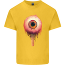 Eyesicle Horror Hangover Eye Gothic Demon Kids T-Shirt Childrens Yellow