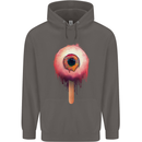 Eyesicle Horror Hangover Eye Gothic Demon Mens 80% Cotton Hoodie Charcoal