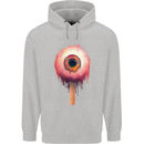 Eyesicle Horror Hangover Eye Gothic Demon Mens 80% Cotton Hoodie Sports Grey
