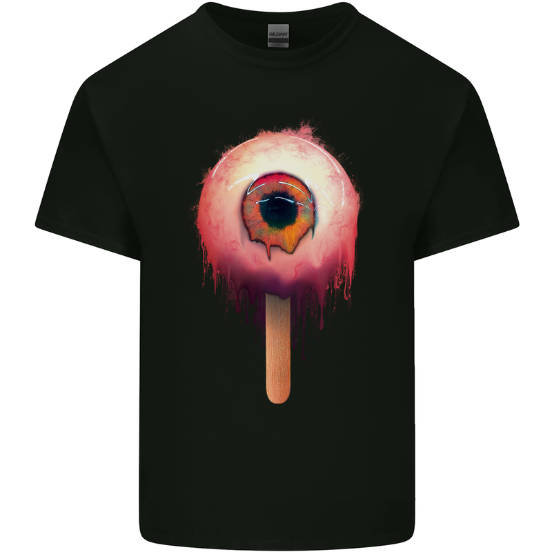 Eyesicle Horror Hangover Eye Gothic Demon Mens Cotton T-Shirt Tee Top Black