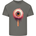 Eyesicle Horror Hangover Eye Gothic Demon Mens Cotton T-Shirt Tee Top Charcoal