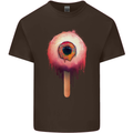 Eyesicle Horror Hangover Eye Gothic Demon Mens Cotton T-Shirt Tee Top Dark Chocolate
