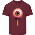 Eyesicle Horror Hangover Eye Gothic Demon Mens Cotton T-Shirt Tee Top Maroon