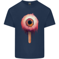 Eyesicle Horror Hangover Eye Gothic Demon Mens Cotton T-Shirt Tee Top Navy Blue
