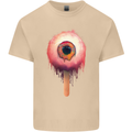Eyesicle Horror Hangover Eye Gothic Demon Mens Cotton T-Shirt Tee Top Sand