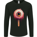 Eyesicle Horror Hangover Eye Gothic Demon Mens Long Sleeve T-Shirt Black