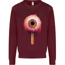 Eyesicle Horror Hangover Eye Gothic Demon Mens Sweatshirt Jumper Maroon
