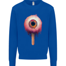 Eyesicle Horror Hangover Eye Gothic Demon Mens Sweatshirt Jumper Royal Blue