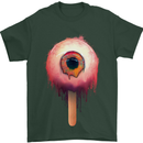 Eyesicle Horror Hangover Eye Gothic Demon Mens T-Shirt Cotton Gildan Forest Green
