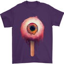 Eyesicle Horror Hangover Eye Gothic Demon Mens T-Shirt Cotton Gildan Purple