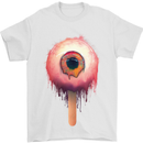Eyesicle Horror Hangover Eye Gothic Demon Mens T-Shirt Cotton Gildan White