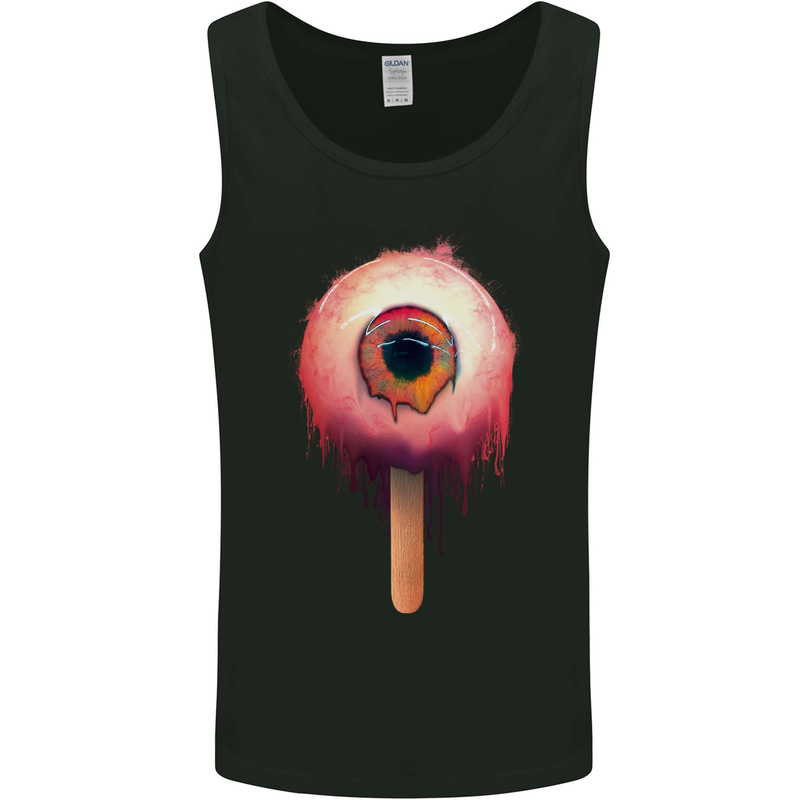 Eyesicle Horror Hangover Eye Gothic Demon Mens Vest Tank Top Black