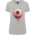 Eyesicle Horror Hangover Eye Gothic Demon Womens Wider Cut T-Shirt Sports Grey