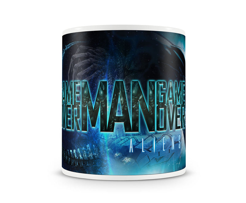  Aliens game over film white coffee mug cup
