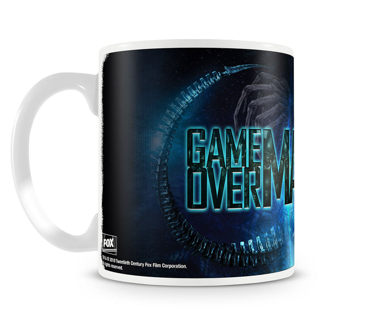  Aliens game over film white coffee mug cup