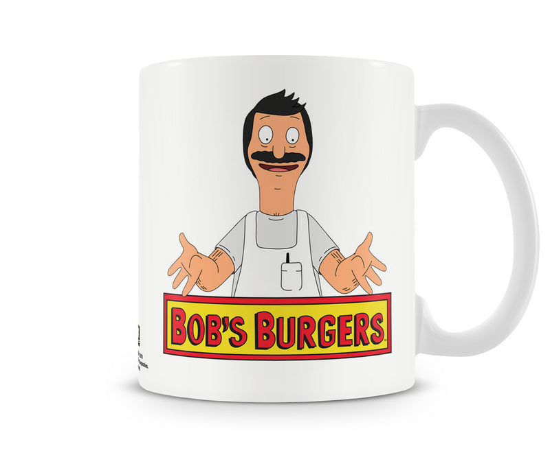 Bob's burgers american animated sitcom white coffee mug cup