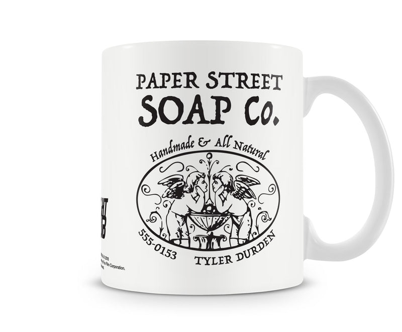 Fight club paper street soap white film coffee mug cup