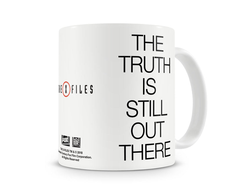 the x-files the truth is still out there white coffee mug 