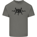 FSM Church Flying Spagetti Monster Atheist Kids T-Shirt Childrens Charcoal