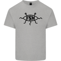 FSM Church Flying Spagetti Monster Atheist Kids T-Shirt Childrens Sports Grey