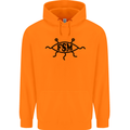 FSM Church Flying Spagetti Monster Atheist Mens 80% Cotton Hoodie Orange