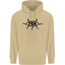 FSM Church Flying Spagetti Monster Atheist Mens 80% Cotton Hoodie Sand