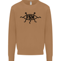 FSM Church Flying Spagetti Monster Atheist Mens Sweatshirt Jumper Caramel Latte