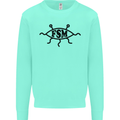 FSM Church Flying Spagetti Monster Atheist Mens Sweatshirt Jumper Peppermint