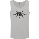 FSM Church Flying Spagetti Monster Atheist Mens Vest Tank Top Sports Grey
