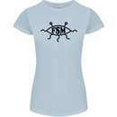 FSM Church Flying Spagetti Monster Atheist Womens Petite Cut T-Shirt Light Blue