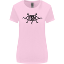FSM Church Flying Spagetti Monster Atheist Womens Wider Cut T-Shirt Light Pink