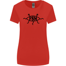 FSM Church Flying Spagetti Monster Atheist Womens Wider Cut T-Shirt Red