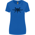 FSM Church Flying Spagetti Monster Atheist Womens Wider Cut T-Shirt Royal Blue