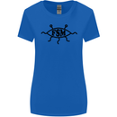 FSM Church Flying Spagetti Monster Atheist Womens Wider Cut T-Shirt Royal Blue