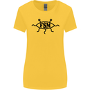 FSM Church Flying Spagetti Monster Atheist Womens Wider Cut T-Shirt Yellow