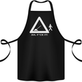 F#ck It Funny Offensive Road Worker Navvy Cotton Apron 100% Organic Black