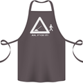 F#ck It Funny Offensive Road Worker Navvy Cotton Apron 100% Organic Dark Grey