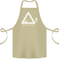 F#ck It Funny Offensive Road Worker Navvy Cotton Apron 100% Organic Khaki