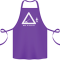 F#ck It Funny Offensive Road Worker Navvy Cotton Apron 100% Organic Purple