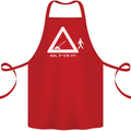 F#ck It Funny Offensive Road Worker Navvy Cotton Apron 100% Organic Red
