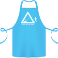 F#ck It Funny Offensive Road Worker Navvy Cotton Apron 100% Organic Turquoise