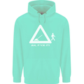 F#ck It Funny Offensive Road Worker Navvy Mens 80% Cotton Hoodie Peppermint