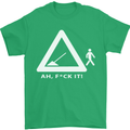F#ck It Funny Offensive Road Worker Navvy Mens T-Shirt Cotton Gildan Irish Green
