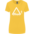 F#ck It Funny Offensive Road Worker Navvy Womens Wider Cut T-Shirt Yellow